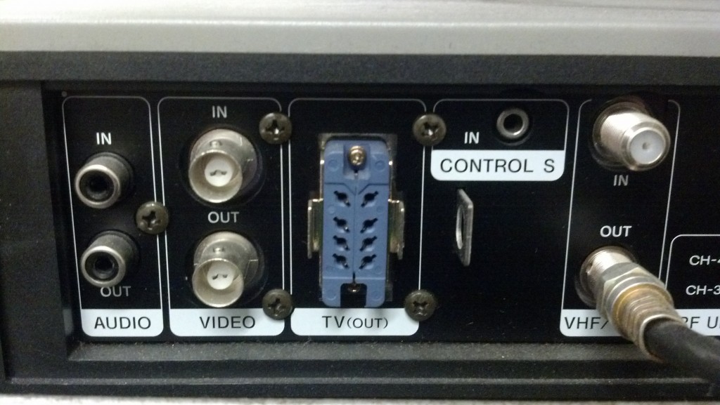 Old TV connector