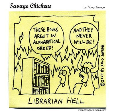 Librarian Hell comic