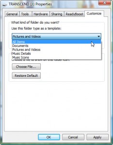 Folder Properties Customize