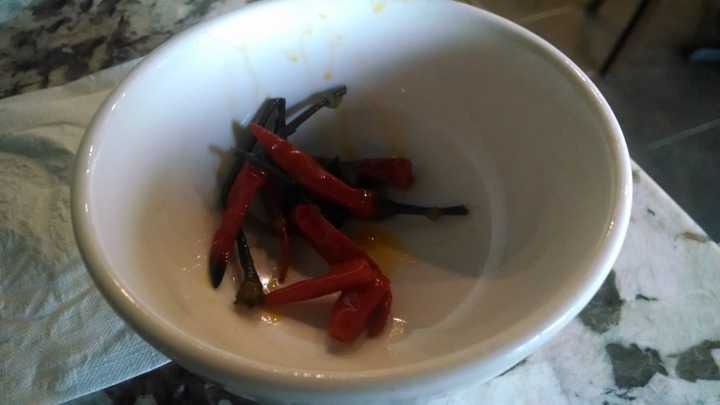 Chilis removed from my dinner