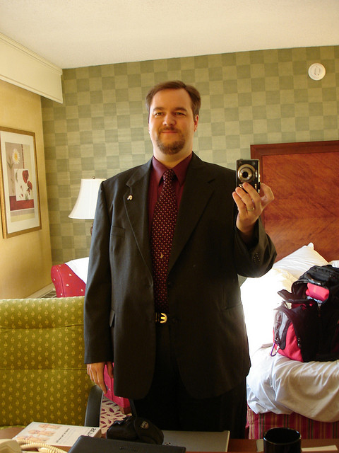 Dressed for my NLC interview - October 2006