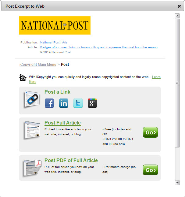 Would you like to obtain a license?