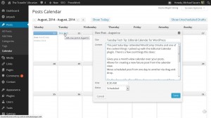 Editorial Calendar plugin