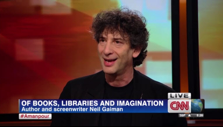 Friday Video: Neil Gaiman on libraries and imagination
