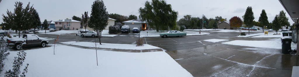 Snow on October 10 2009