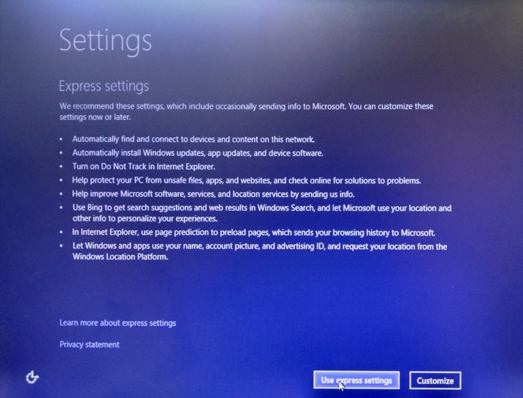 Windows 10 Technical Preview EULA