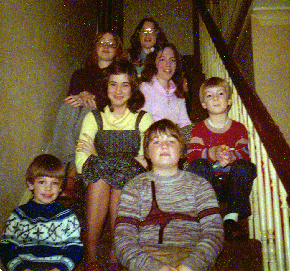Seven Grandkids Christmas 1978