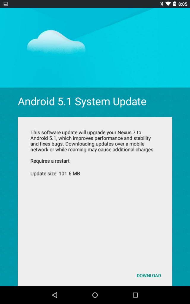 Android 5.1 Update