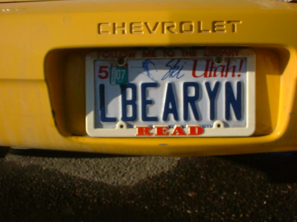 Throwback Thursday: First Vanity Plate Photo