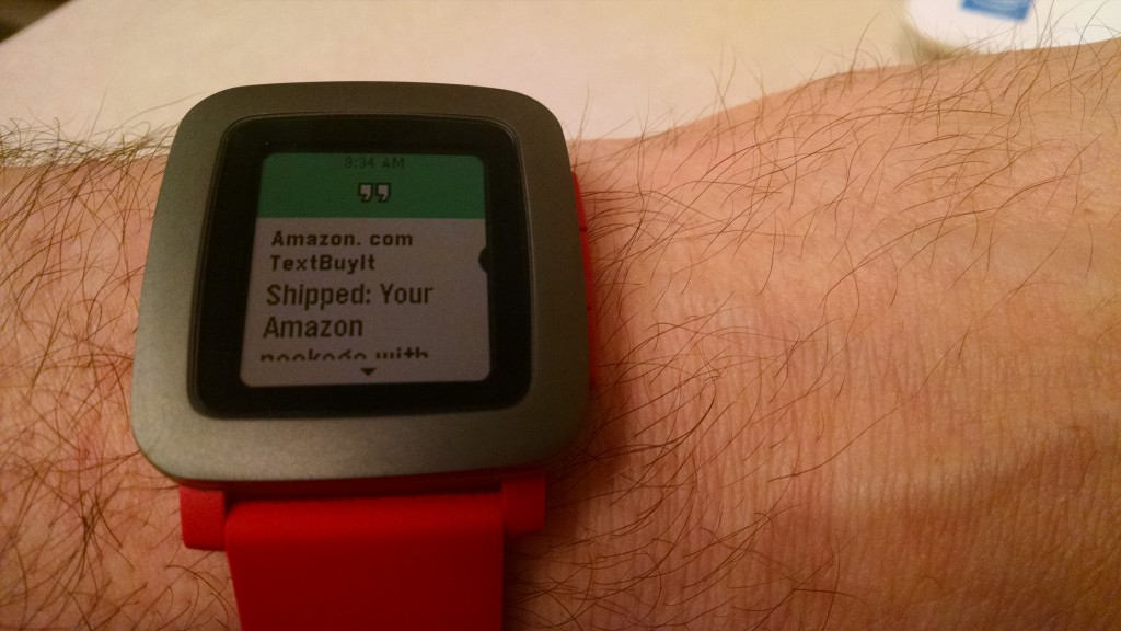 Pebble Time - SMS