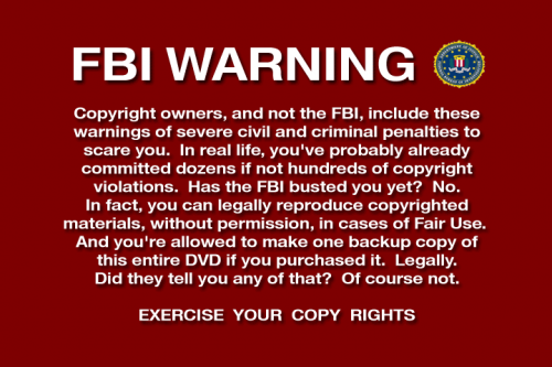 Throwback Thursday: FBI Warning