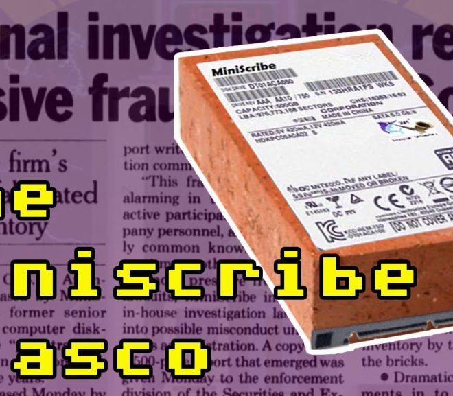 Friday Video: One of the Biggest Frauds in Tech History – The Miniscribe Brick Fiasco