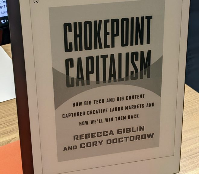 Friday Reads: Chokepoint Capitalism by Rebecca Giblin & Cory Doctorow
