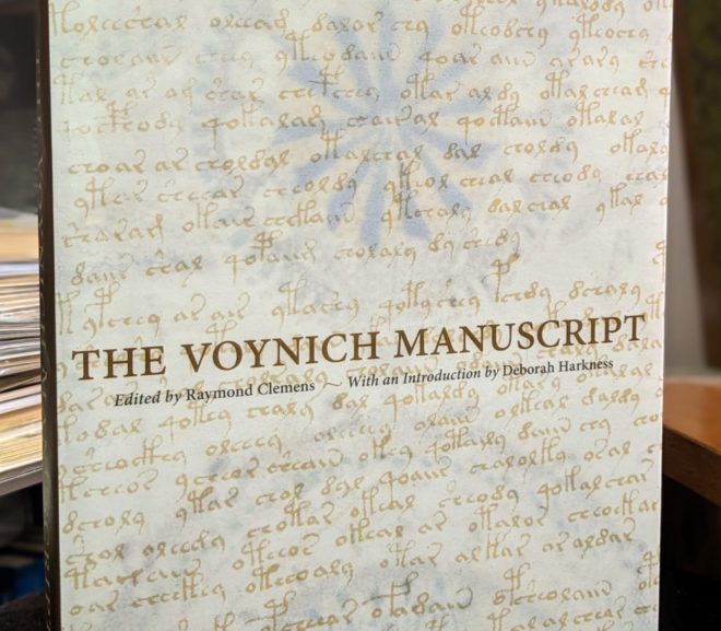 Friday Reads: The Voynich Manuscript by Raymond Clemens and Deborah E. Harkness