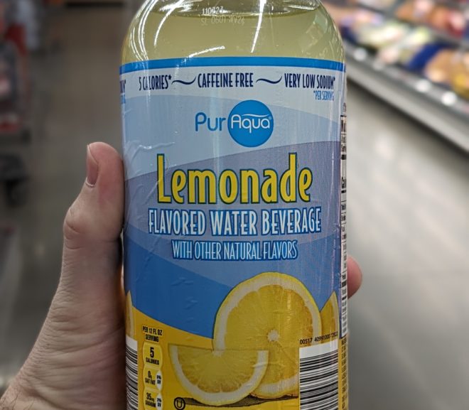 What flavored what beverage?
