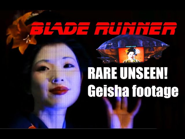 Blade Runner never before seen geisha footage from 1982