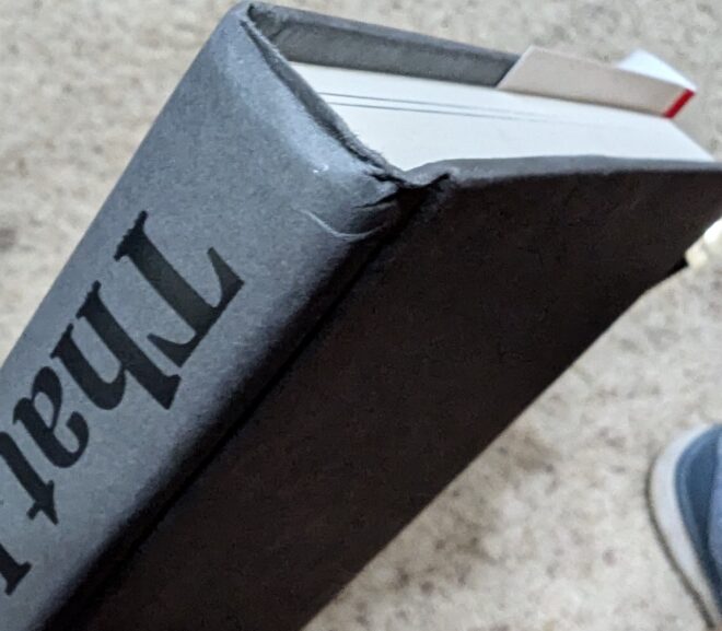 Yet another Amazon pre-damaged book