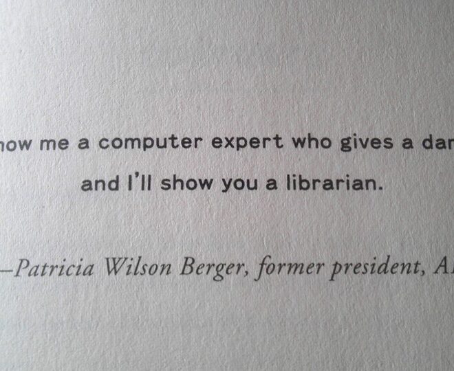 Show me a computer expert who gives a damn…