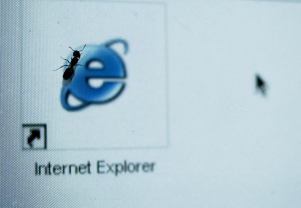 Please, for the love of whatever you believe in, just stop using IE!