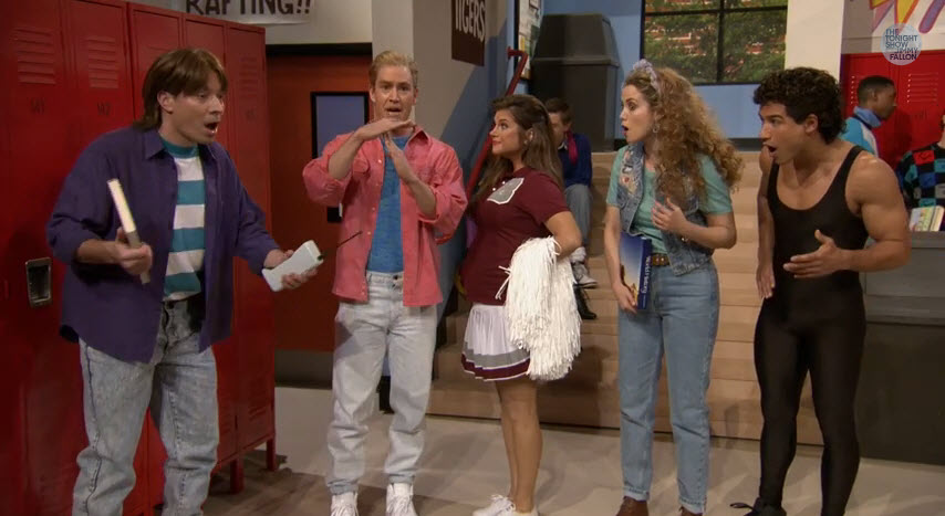 Jimmy Fallon Went to Bayside High with “Saved By The Bell” Cast