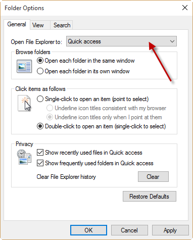 Tuesday Tech Tip: Make File Explorer open to This PC instead of Quick Access in Windows 10