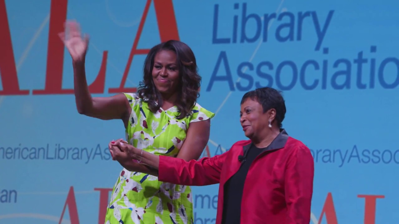 Friday Video: Michelle Obama and Carla Hayden at ALA Annual 2018