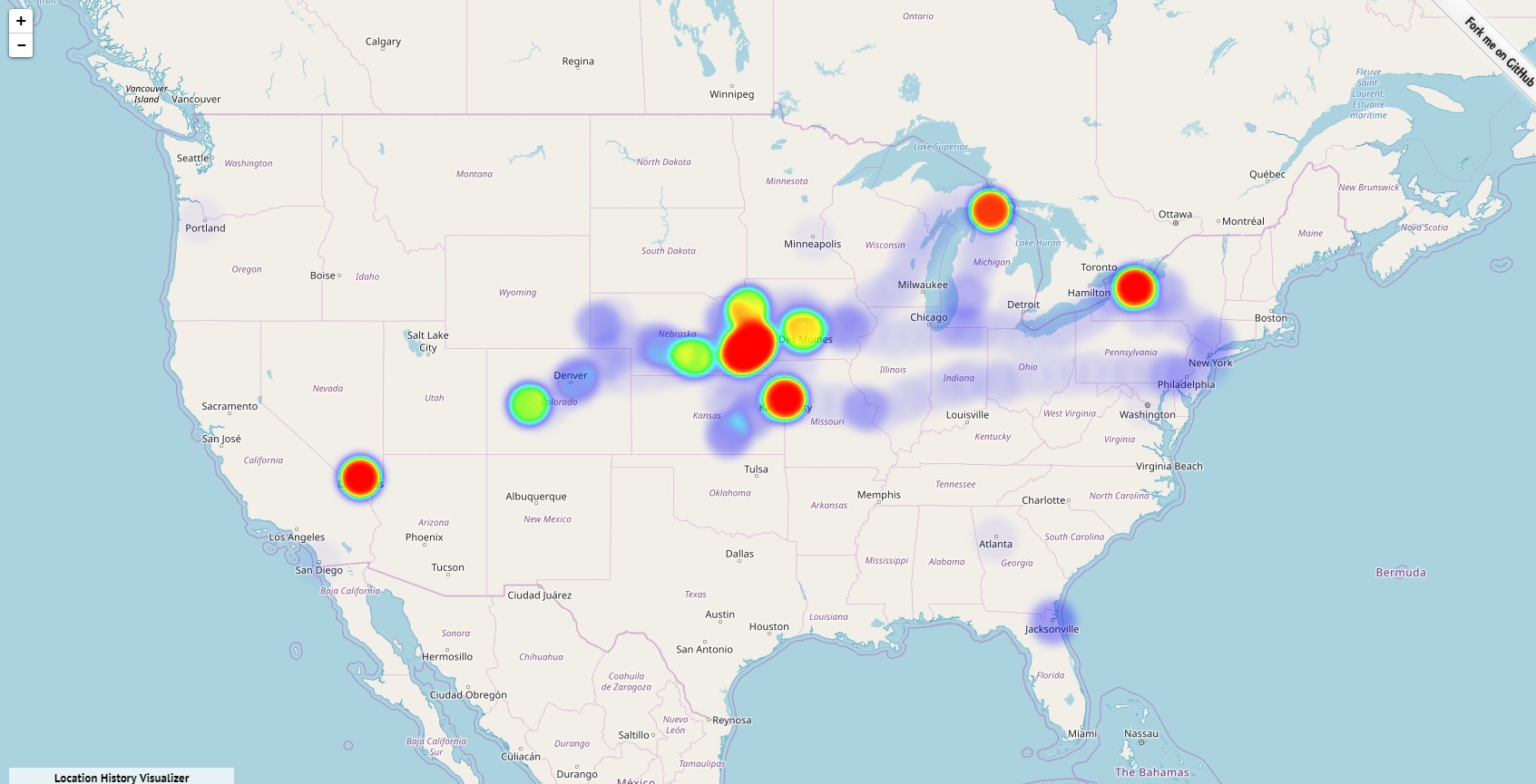 Mashup Monday: Google location heatmap