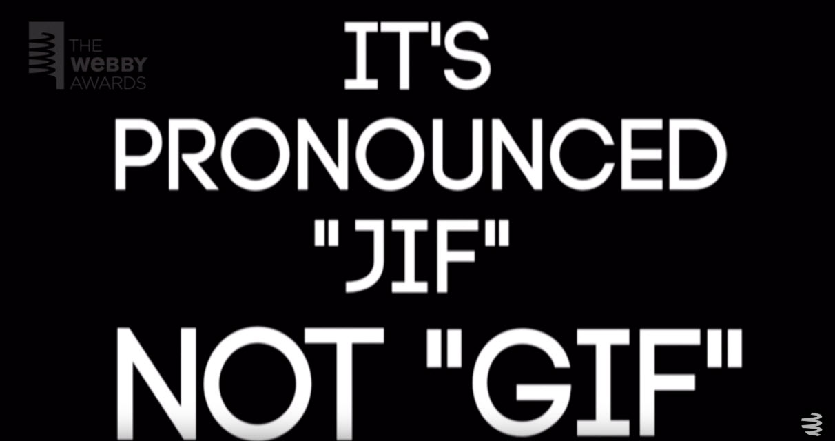 How to pronounce .gif: The arguments and the rebuttals