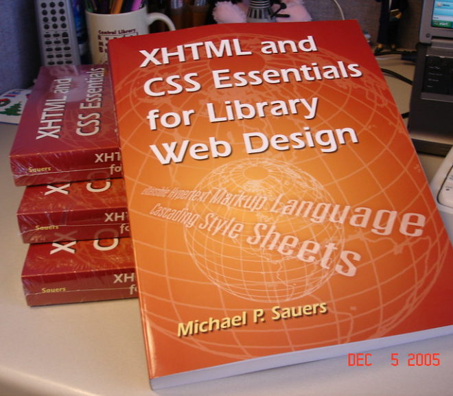 Throwback Thursday: XHTML and CSS Essentials for Library Web Design