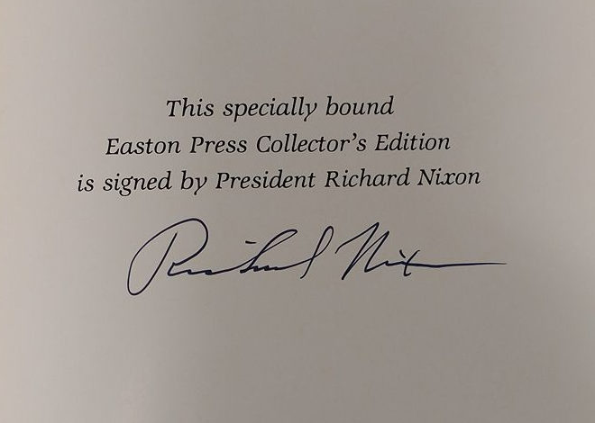 Throwback Thursday: Richard Nixon’s autograph