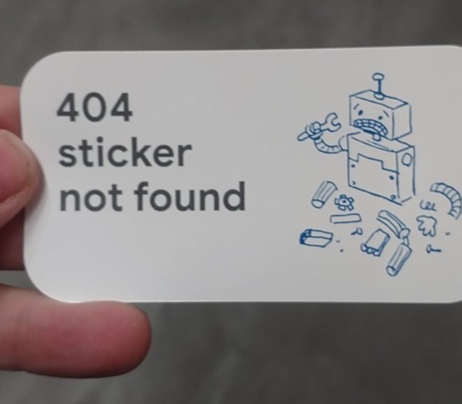 Throwback Thursday: Sticker Not Found