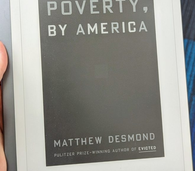 Friday Reads: Poverty, By America by Matthew Desmond