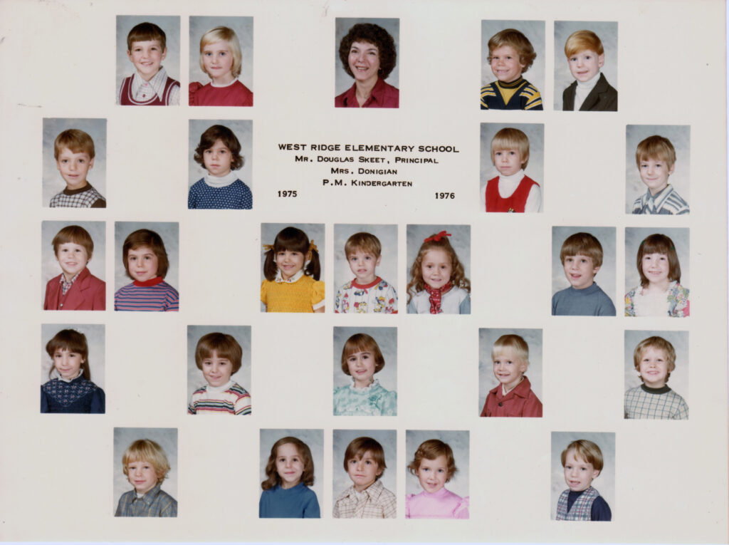 Kindergarten class photos