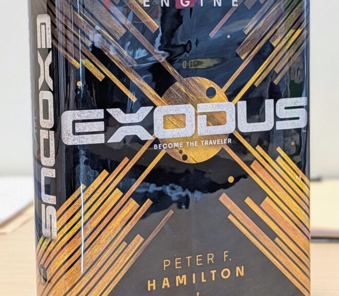 Friday Reads: Exodus: The Archimedes Engine by Peter F. Hamilton
