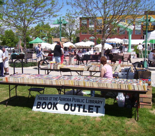 Throwback Thursday: Selling books in the sun