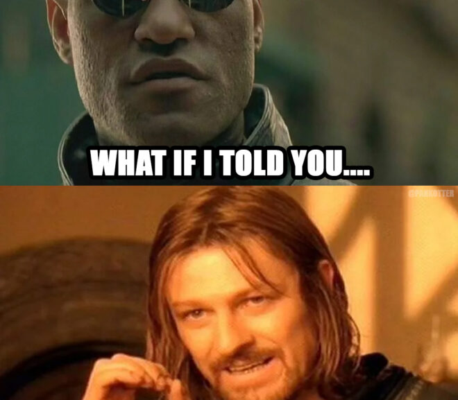 Throwback Thursday: What if I told you…
