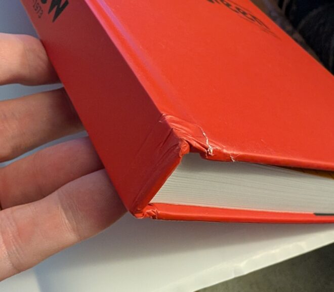 The return of pre-damaged books from Amazon.com